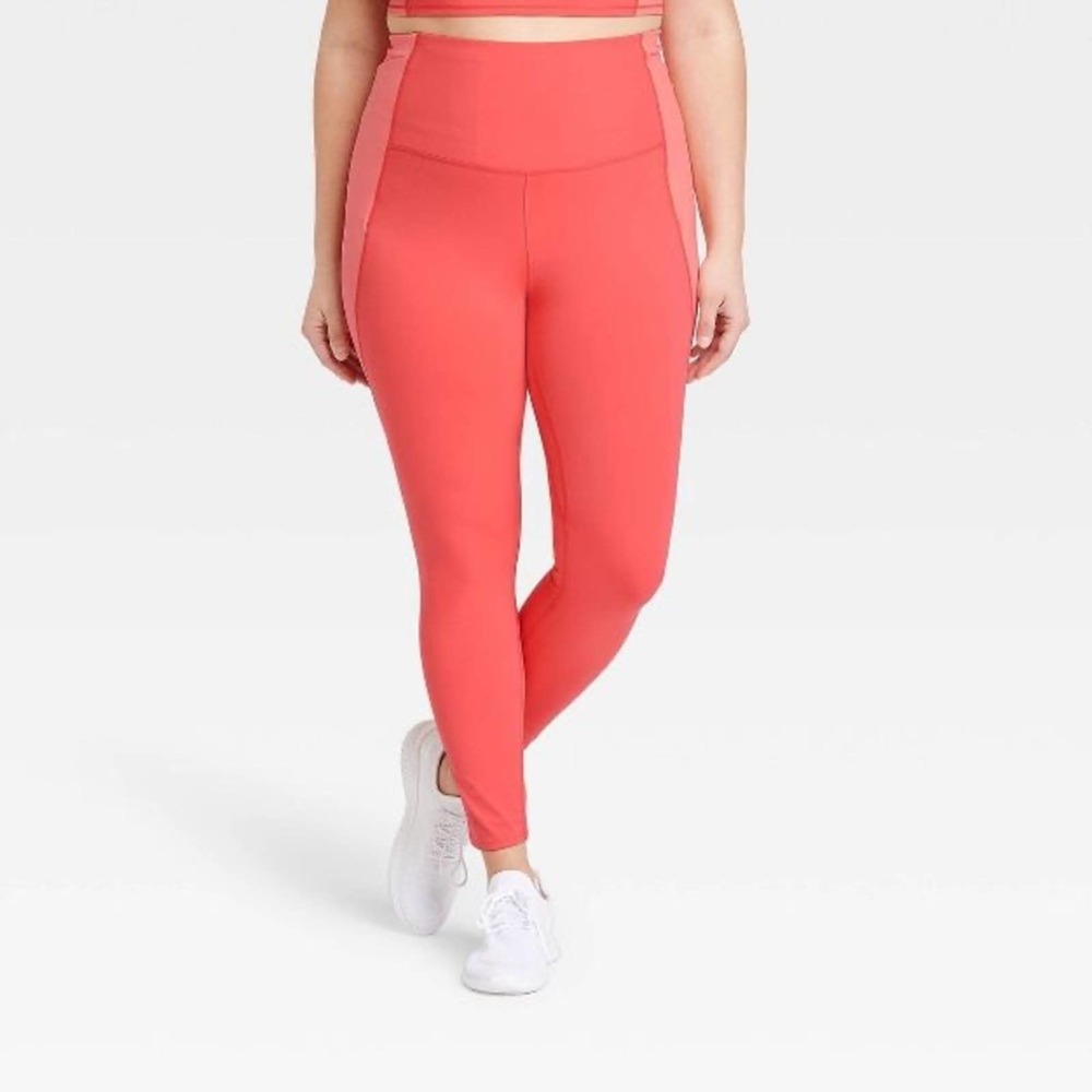 All In Motion Women's Brushed Sculpt High-Rise Pink Leggings NWT Sz 3X